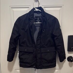 Black Military Field Jacket with Timeless Appeal